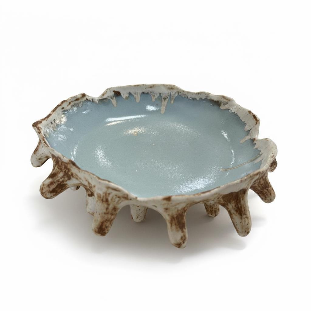 Handmade Organic Ceramic Bowl