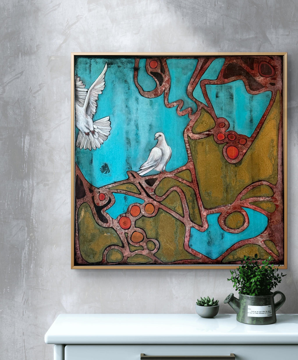 Freedom Flight – Handmade Art with Doves