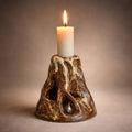 Handmade Ceramic Candlestick Holders – Organic Sculptural Pottery
