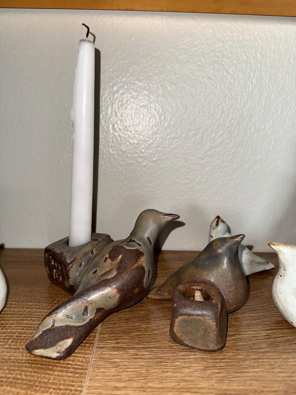 Handmade Ceramic Bird Incense Holder – One of a Kind – Sculptural Wabi Sabi Decor