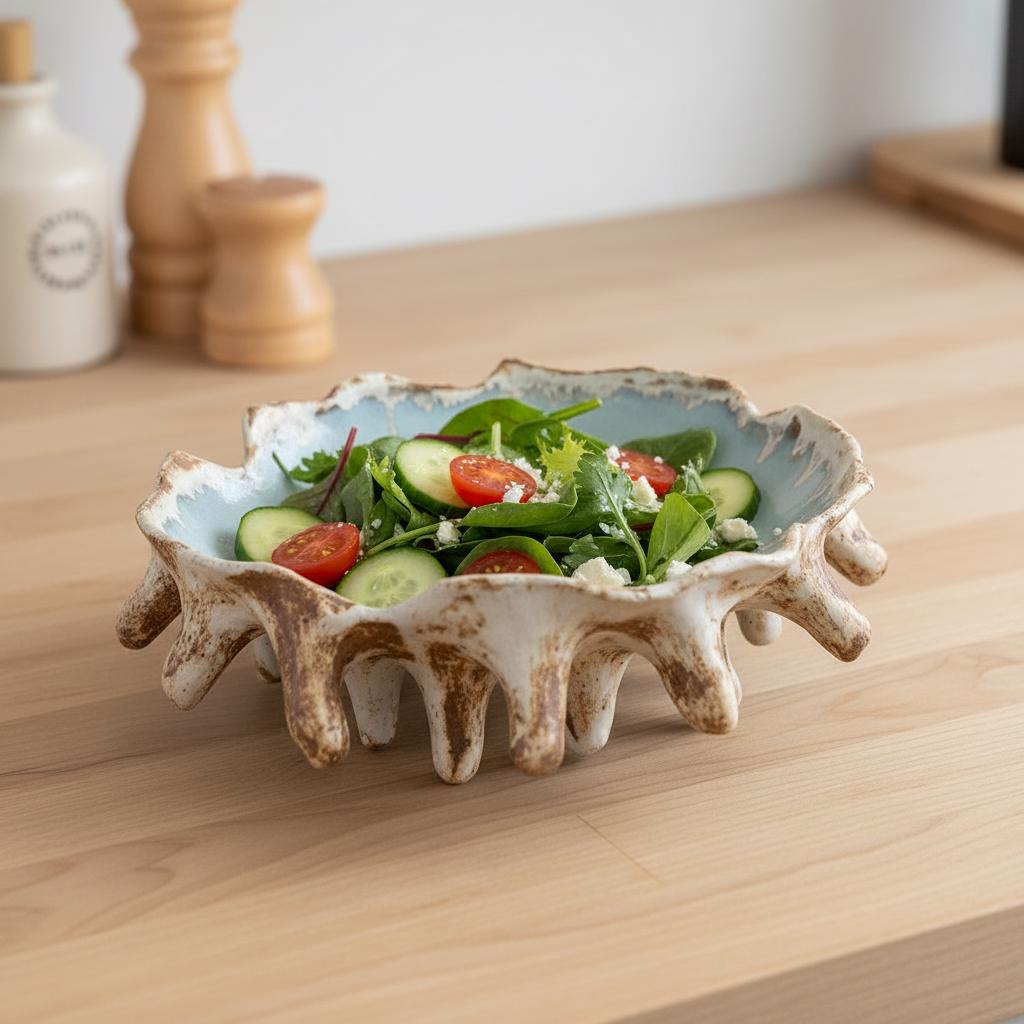 Handmade Organic Ceramic Bowl