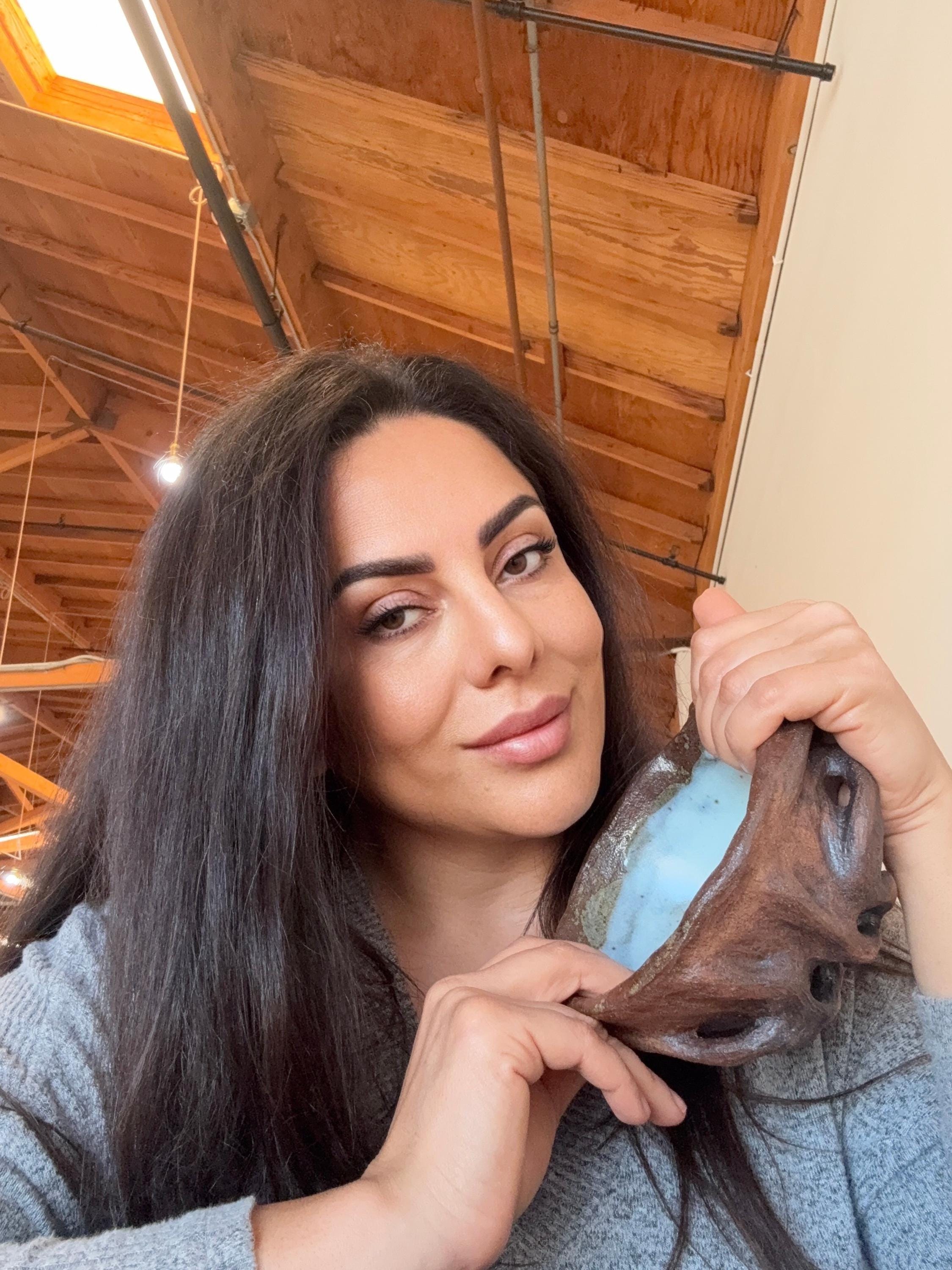 Handmade Sculptural Ceramic Bowl | Organic Stoneware Vessel | Wabi-Sabi Pottery | One of a Kind Art Piece