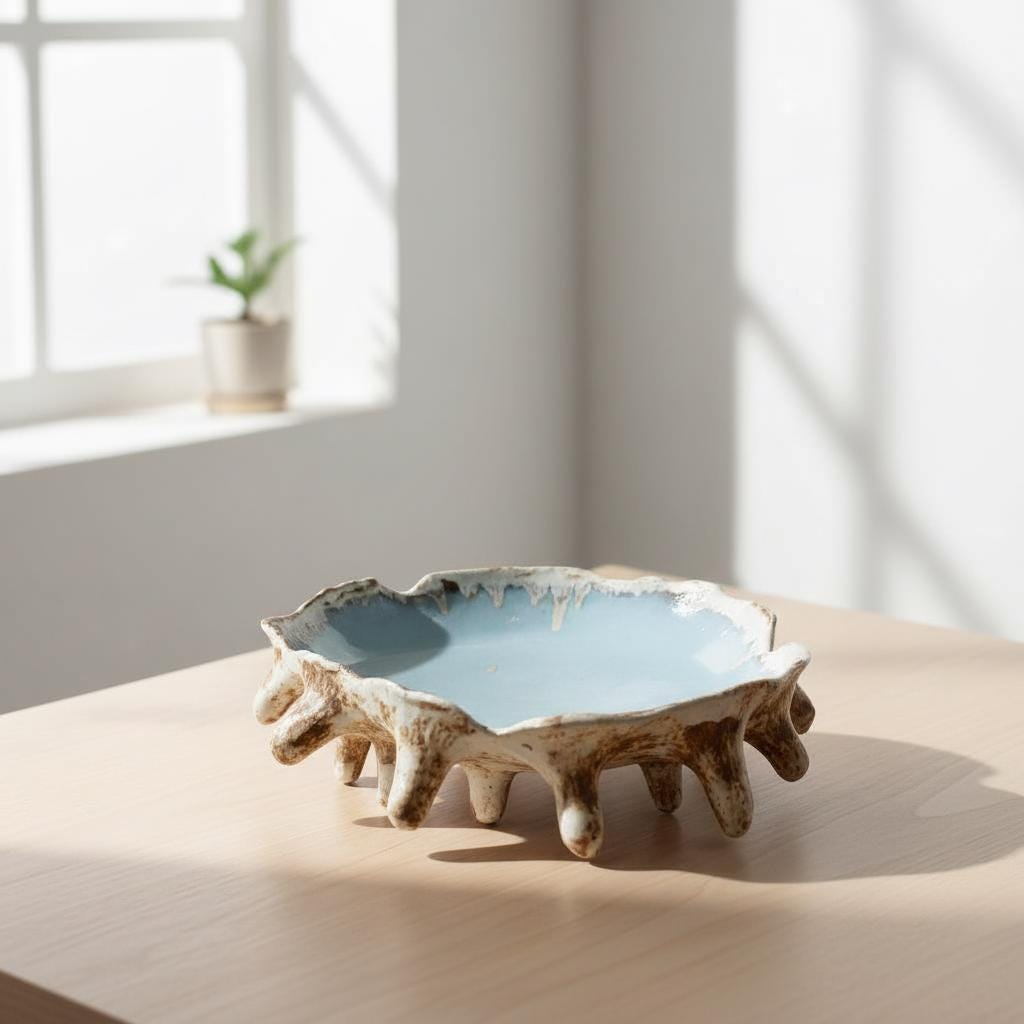 Handmade Organic Ceramic Bowl